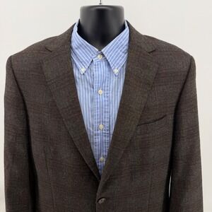 Jos. A. Bank Reserve Sport Coat Mens 42R Olive Salem Wool Cashmere Tailored Fit